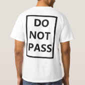 NIET PASS Running of Race Shirt (Achterkant)