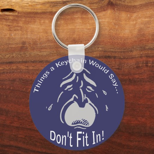 Niet passen in de Sleutelhanger (Voorkant)