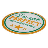 Niet perfect aangepast monogram snijbord snijplank (Hoek)