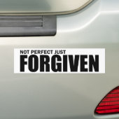 Niet perfect alleen vergeven bumpersticker (Op auto)