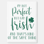 Niet perfect, maar ik ben Iers | Offerte voor St P Magneet (Voorkant)
