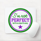 NIET PERFECT mousepad - groen / paars Muismat (Met muis)