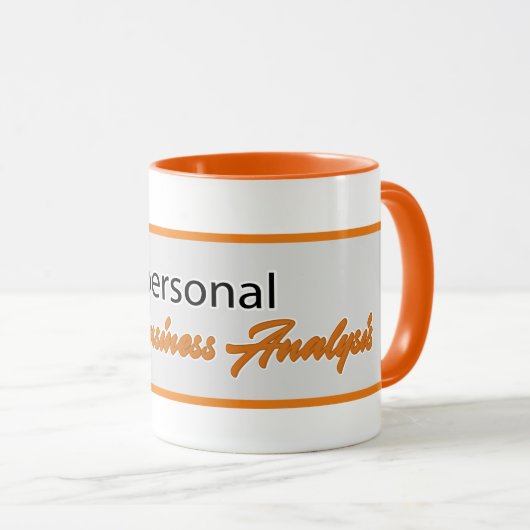 Niet persoonlijk mok (Voorkant rechts)