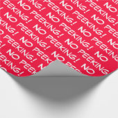 NIET PIEPEN! Cadeaupapier (Hoek)