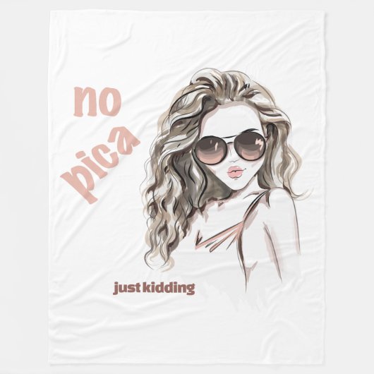 Niet pittig fleece deken (Voorkant)