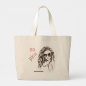 Niet pittig grote tote bag (Achterkant)