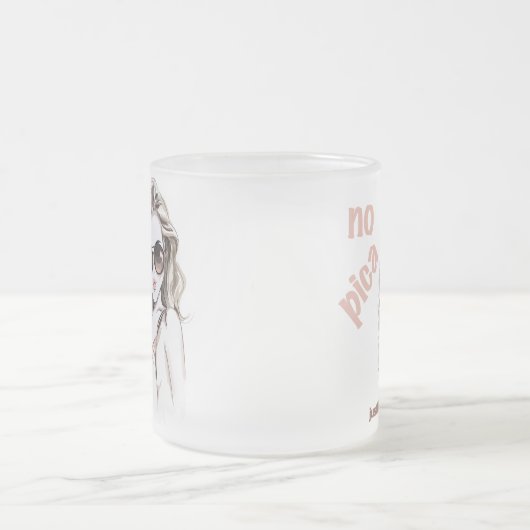 Niet pittig matglas koffiemok (Center)