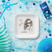 Niet pittig papieren bordje (Feest)