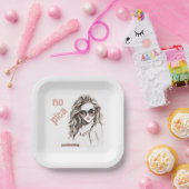 Niet pittig papieren bordje (Feest)