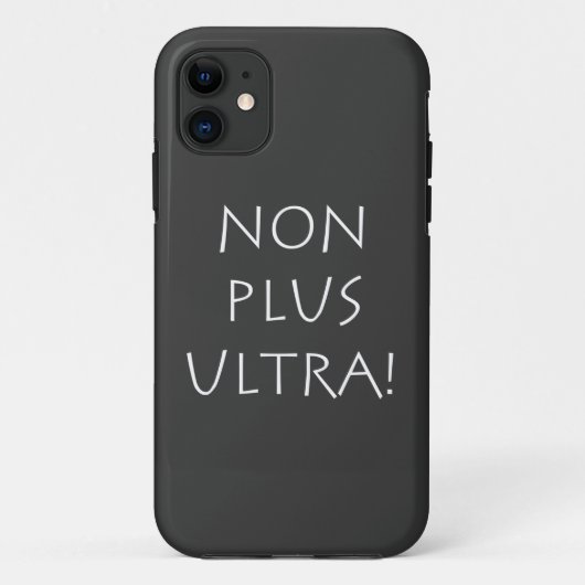 Niet plus ultra Case-Mate iPhone case (Achterkant)