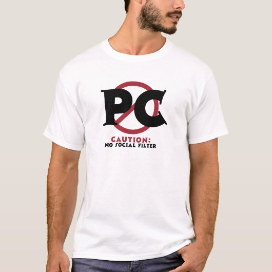 Niet politiek correct t-shirt (Voorkant)