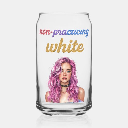 Niet-praktiserend wit blikvorm glas (Achterkant)