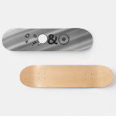 Niet praten en rijden skateboard (Horizontaal)