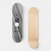 Niet praten en rijden skateboard (Voorkant)