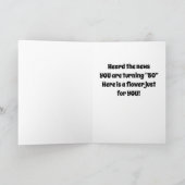 NIET PROBEREN OM **BUTT ** IN OP UW (50ste VERJAAR Kaart (Binnen)