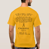 Niet proberen - Shirt van Mannen (Achterkant)