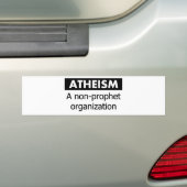 Niet-Profeet Organisatie Bumpersticker (Op auto)