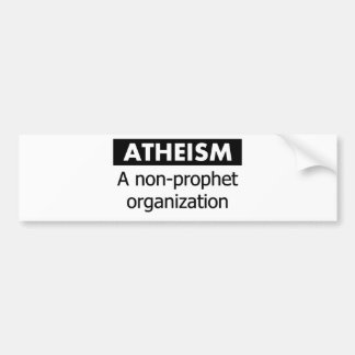 Niet-Profeet Organisatie Bumpersticker