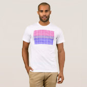 "Niet recht" bi vlag T-shirt (Voorkant volledig)