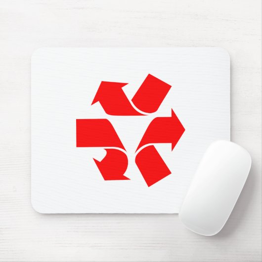 Niet-recycle Symbool Muismat (Met muis)