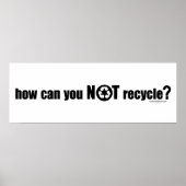 Niet Recyclen? Poster (Voorkant)