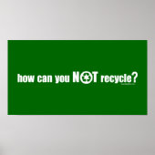 Niet Recyclen? Poster (Voorkant)