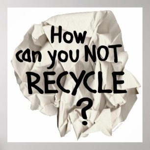 Niet Recyclen? Poster