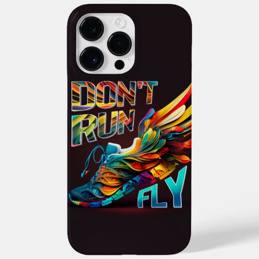Niet rennen, vliegen | Neon Running shoe Case-Mate iPhone Case (Achterkant)