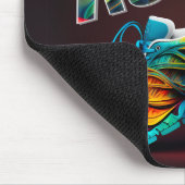 Niet rennen, vliegen | Neon Running shoe Muismat (Hoek)