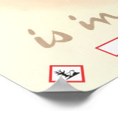 Niet roemen poster (Hoek)