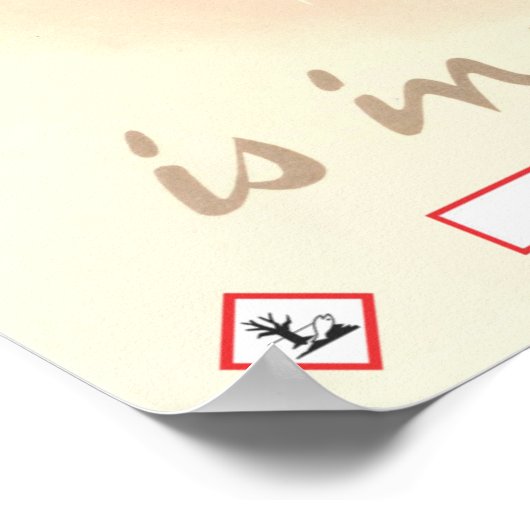 Niet roemen poster (Hoek)