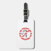 NIET ROKEN BAR CODE Bord Barcode Patroon Ontwerp Bagagelabel (Voorkant verticaal)