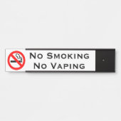 Niet roken Geen Vaping Door Tekenen Deurbordje (Voorkant)