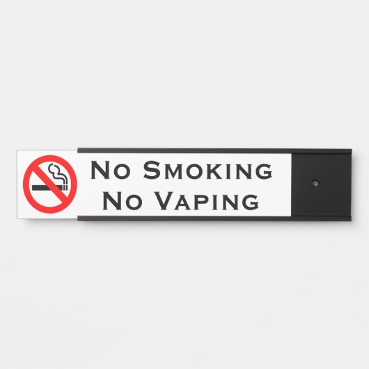 Niet roken Geen Vaping Door Tekenen Deurbordje (Voorkant)