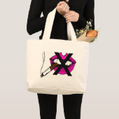 NIET ROKEN GROTE TOTE BAG (Voorkant (product))
