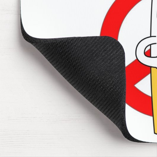 Niet roken. muismat (Hoek)