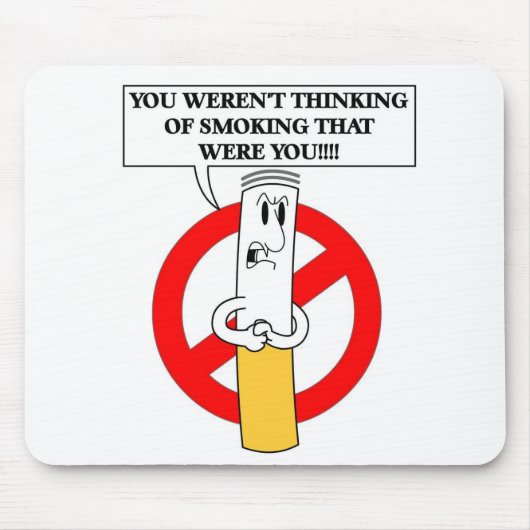 Niet roken. muismat (Voorkant)