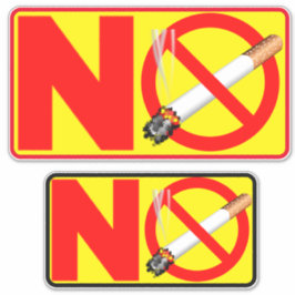 Niet roken Niet roken Niet roken Sticker