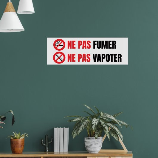 Niet roken, niet vapen poster (Woonkamer 1)