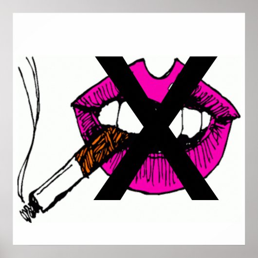 NIET ROKEN POSTER (Voorkant)