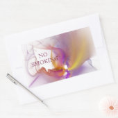 Niet roken rechthoekige sticker (Envelop)