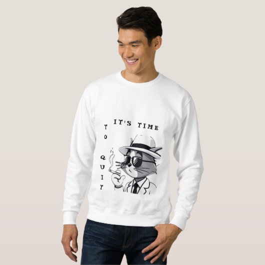 Niet roken vol sleeve t shirt (Voorkant volledig)