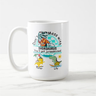 Niet rommelen met de Dadasaurus-mok van koffie in Koffiemok