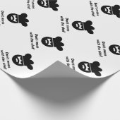 Niet rommelen met de kok van de kok van de kok van cadeaupapier (Hoek)