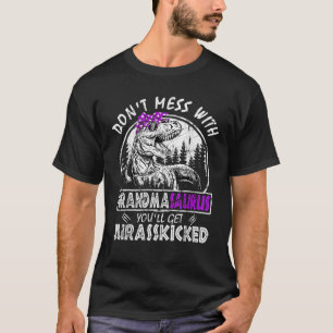 Niet rommelen met Grandmasaurus krijg je Jurasskic T-shirt