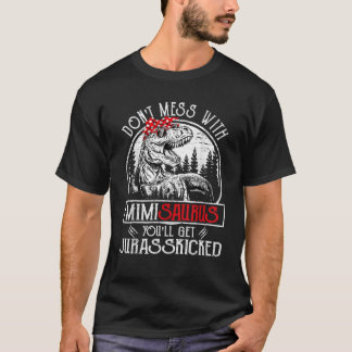 Niet rommelen met Mimisaurus je zal worden Juraski T-shirt