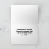 NIET ROND OP UW GROTE DAG **SON** KAART (Binnen)