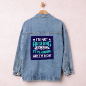 Niet ruziën gewoon gelijk-64692 denim jacket (Hangar)