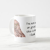 Niet Sad of Grumpy. Zo zie ik er uit. Koffiemok (Voorkant links)