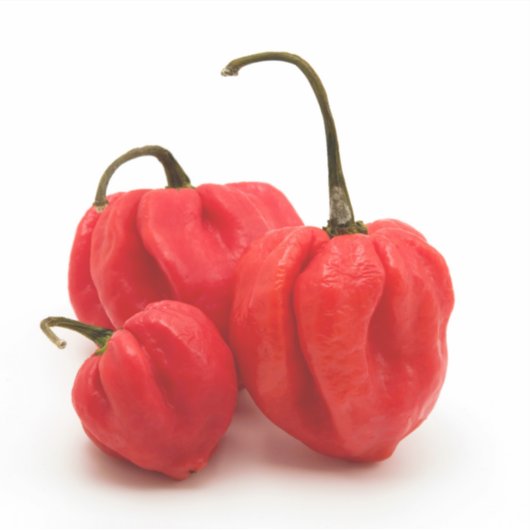 Niet-scherpsmakende pepers sticker (Voorkant)